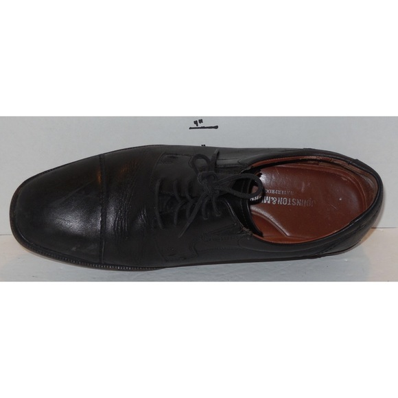 Johnston & Murphy black dress shoes sz 9.5M